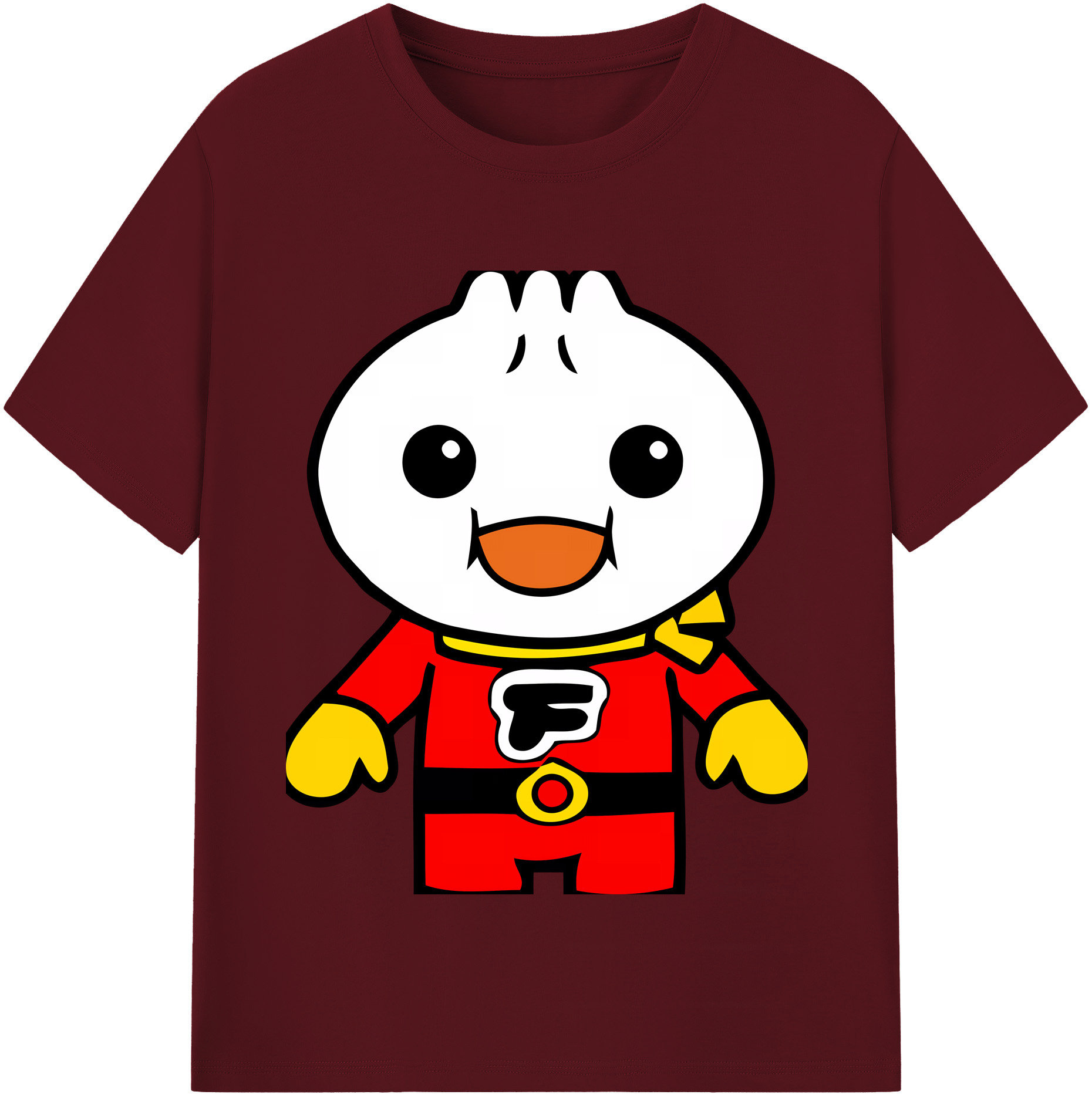 （画像用） アンパンマン Anpanman 綿100％半袖Tシャツ（フロントプリント）